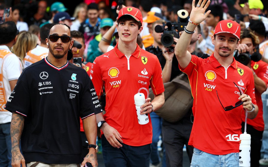 Leclerc and Bearman Saudi GP