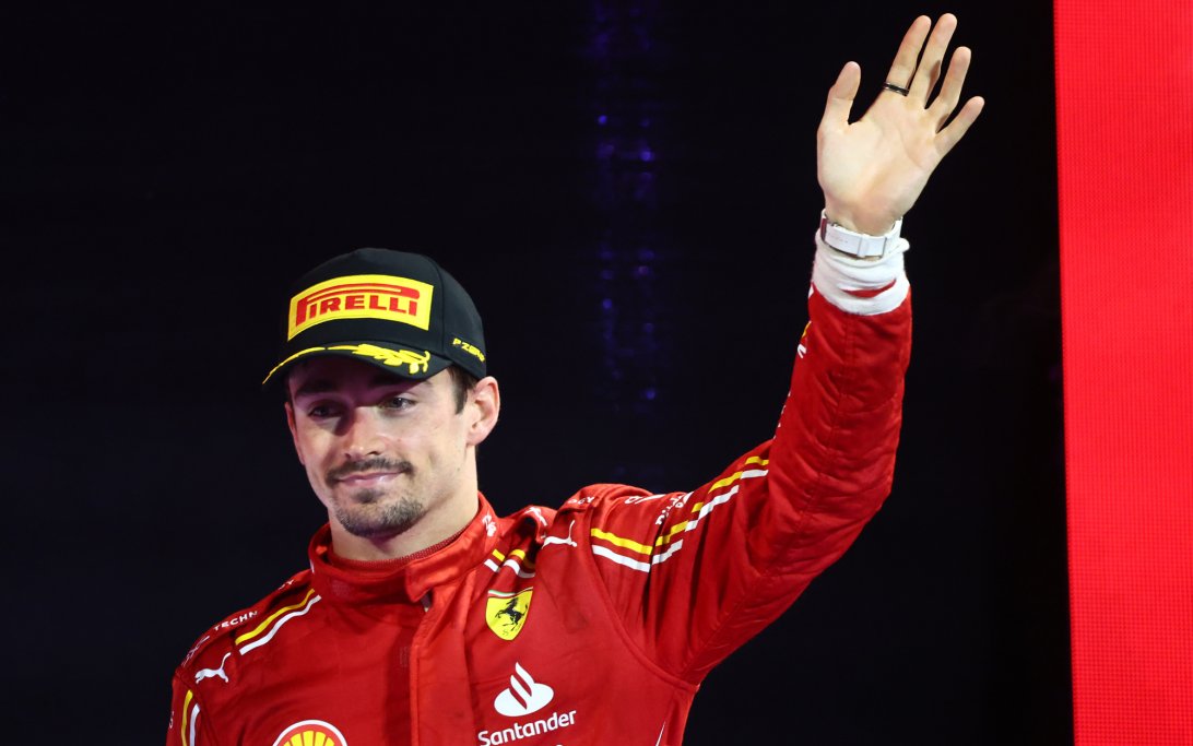 Leclerc Saudi Podium