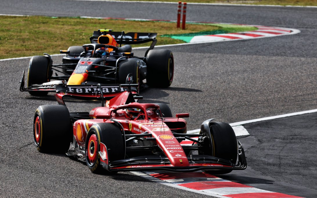 Leclerc race Japan