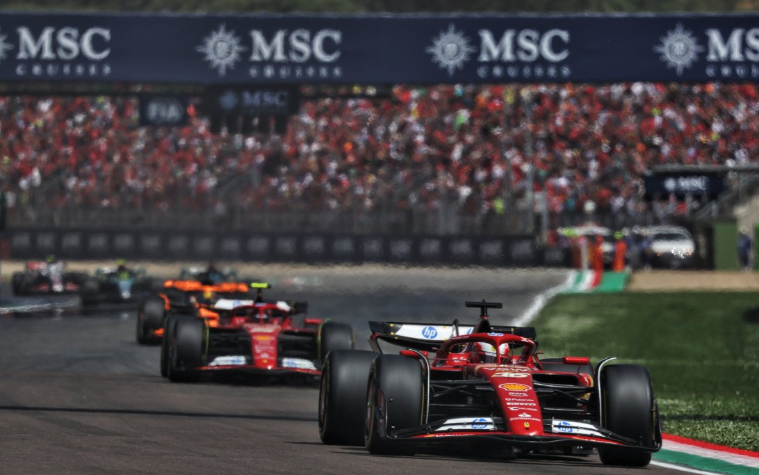 Leclerc Imola race