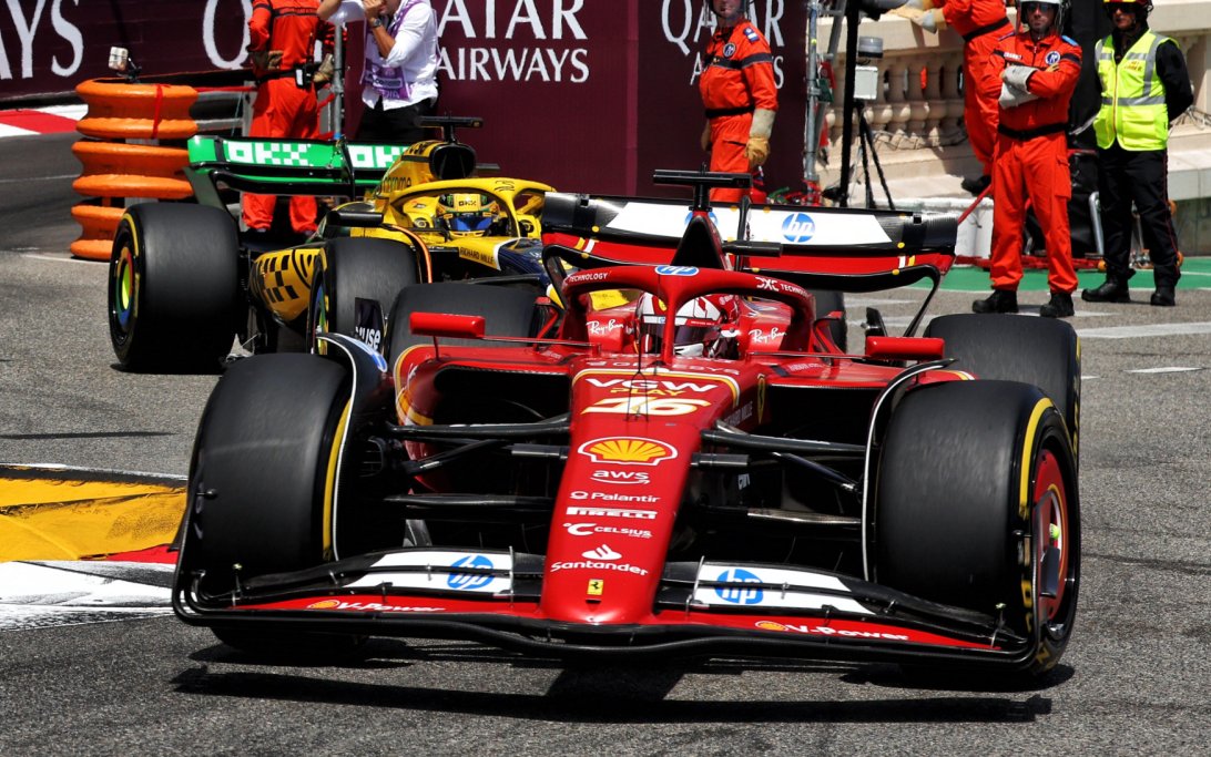 Leclerc race Monaco