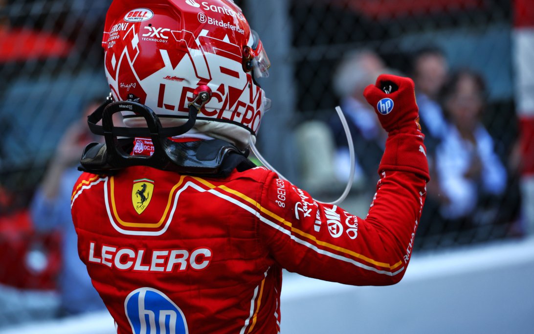 Leclerc podium Monaco