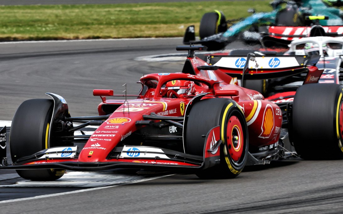 Leclerc race Silverstone