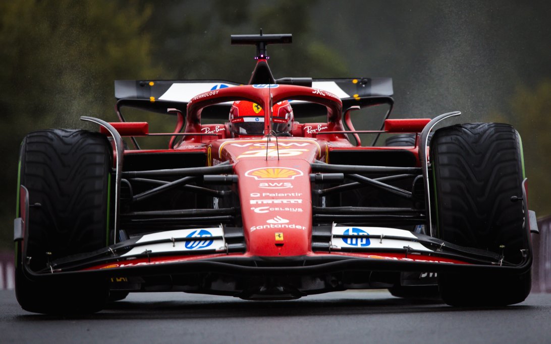 Leclerc qualifying Belgium