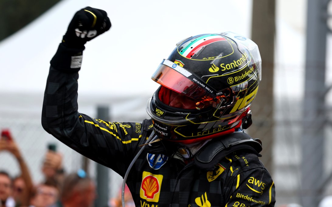 Leclerc win Monza