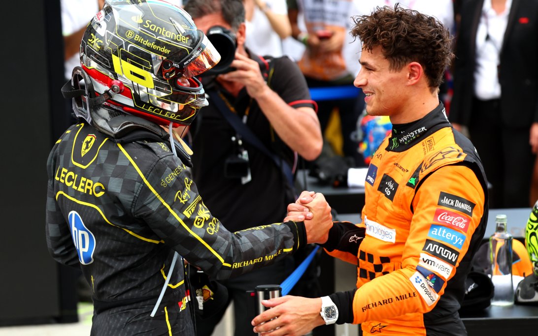 Leclerc Norris win Monza