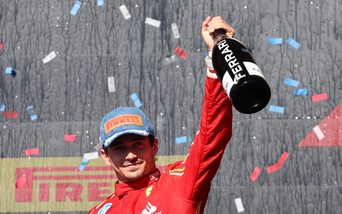 Leclerc Podium Austin