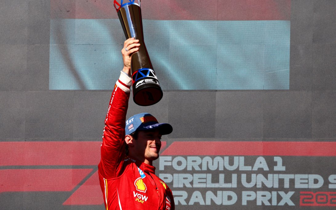 Leclerc Podium Austin