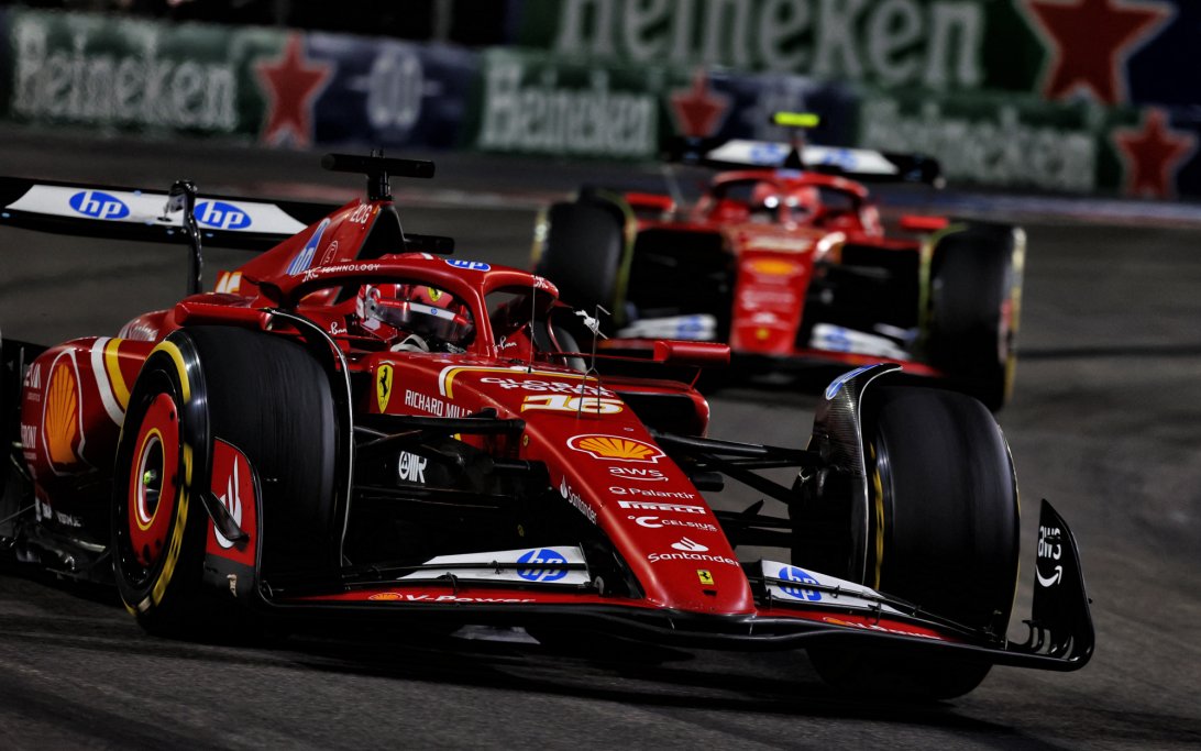 Leclerc Las Vegas race