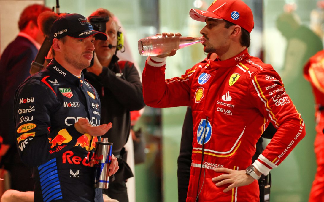 Leclerc Verstappen Qatar