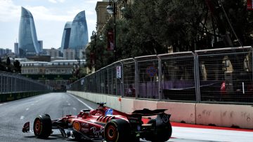 LIVE: Reaction as Leclerc overcomes 'bent' Ferrari to top Baku practice