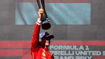 Why F1 drivers were handed different USGP trophies after late switch