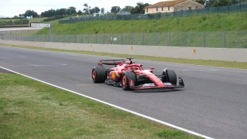 Leclerc completes latest Pirelli 2025 tyre test