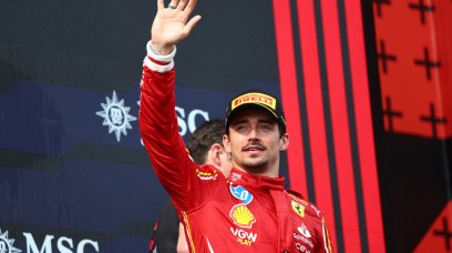 Leclerc Podium Imola
