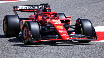 Leclerc Bahrain test