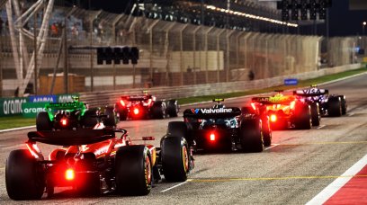Leclerc Bahrain start practice