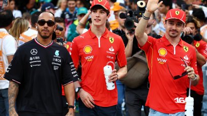 Leclerc and Bearman Saudi GP