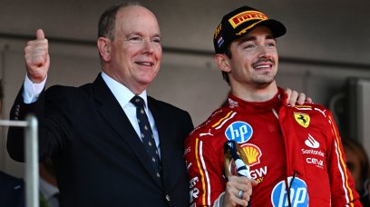 Leclerc Prince Albert Podium Monaco