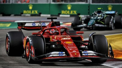 Leclerc race Singapore