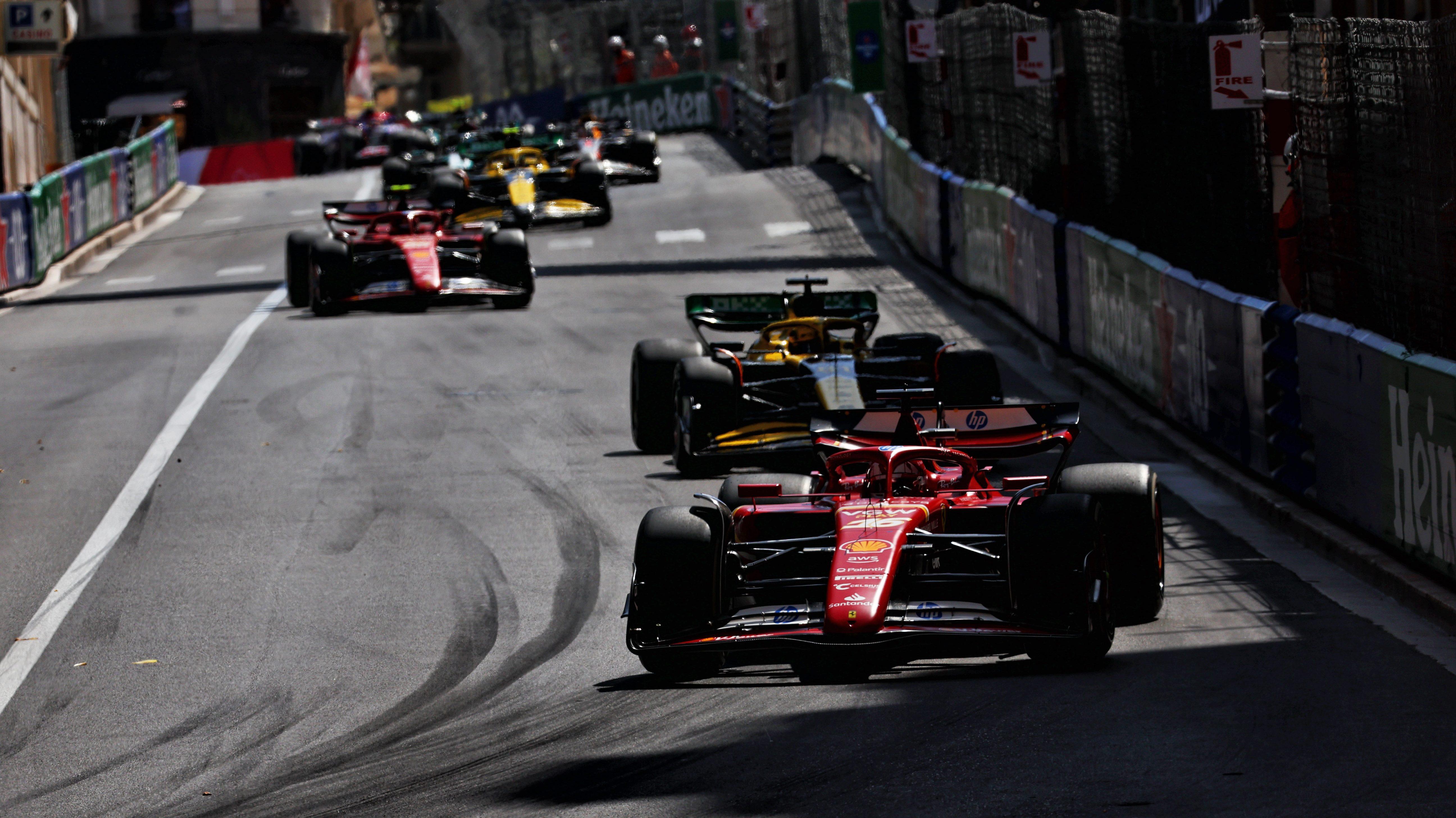 Monaco race start