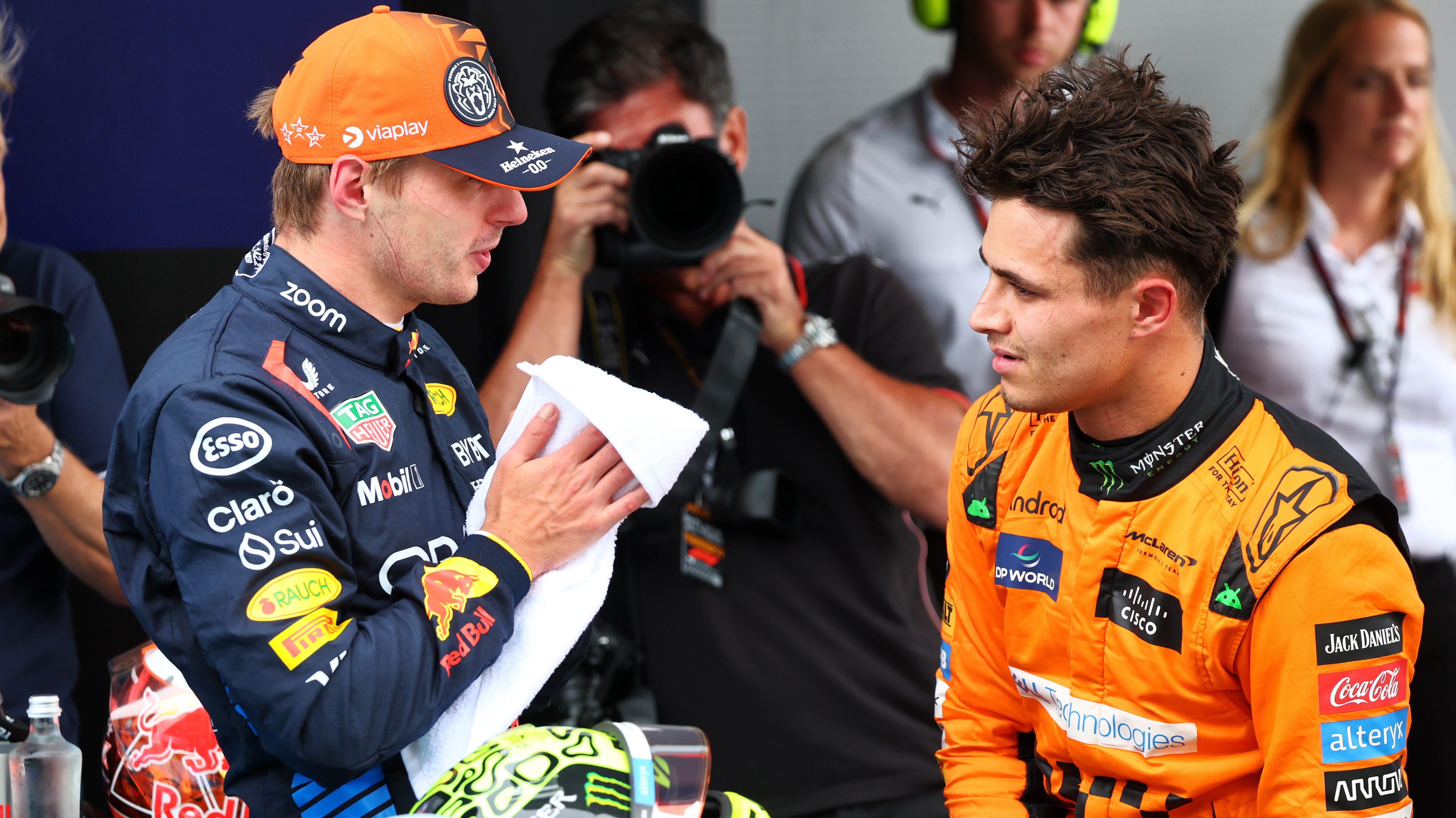 Verstappen Norris Qualifying Spain