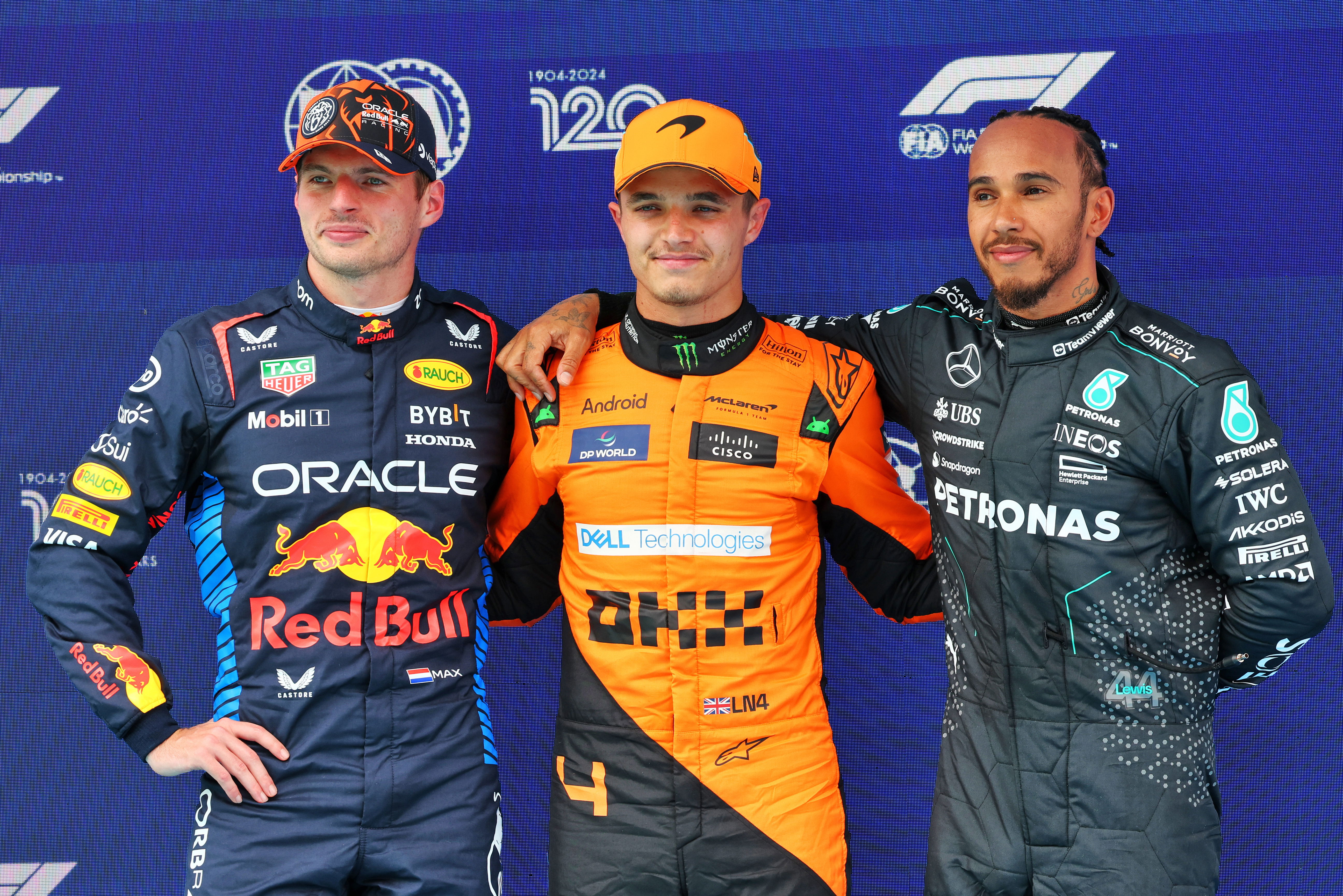 Norris Hamilton Verstappen Qualifying Spain