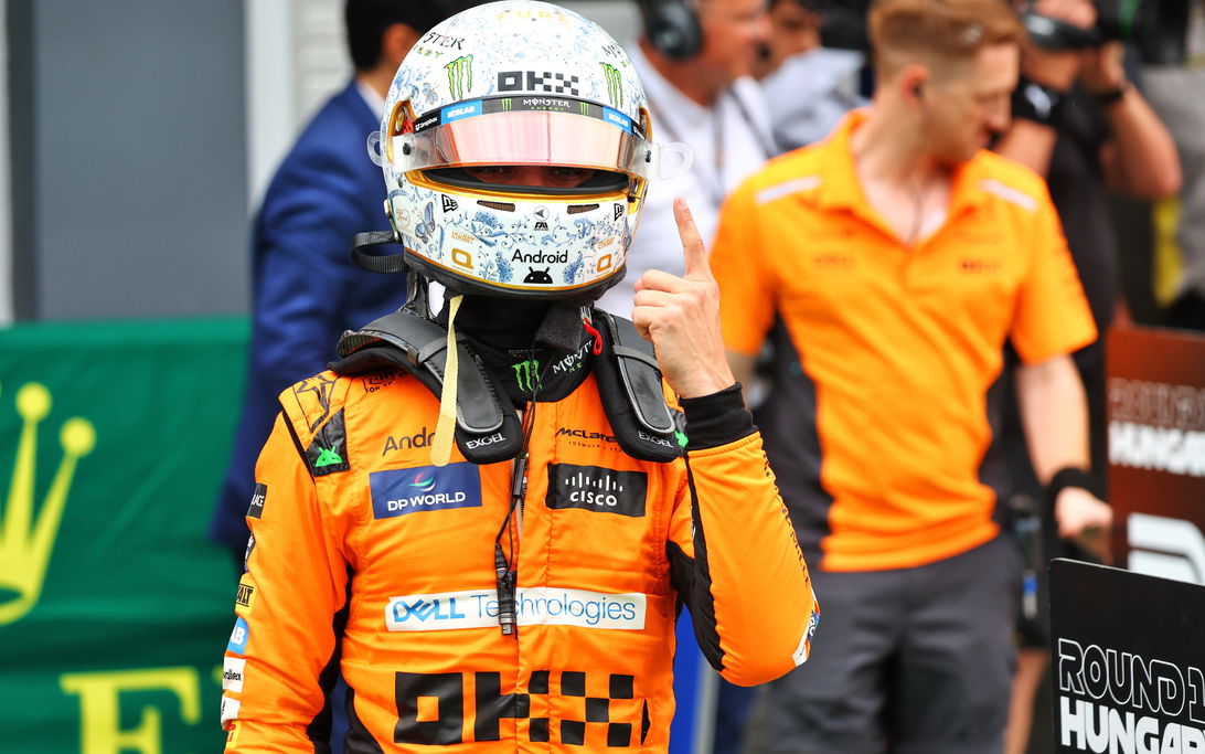 Norris poleposition Hungary