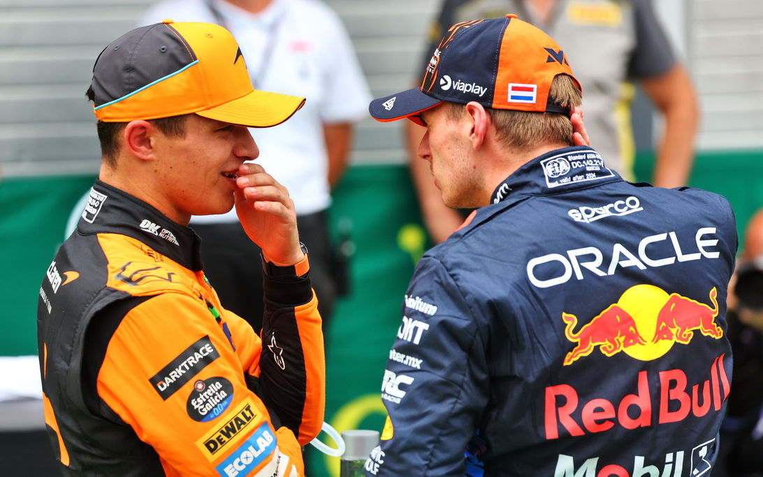 Verstappen Norris Qualifying Hungary