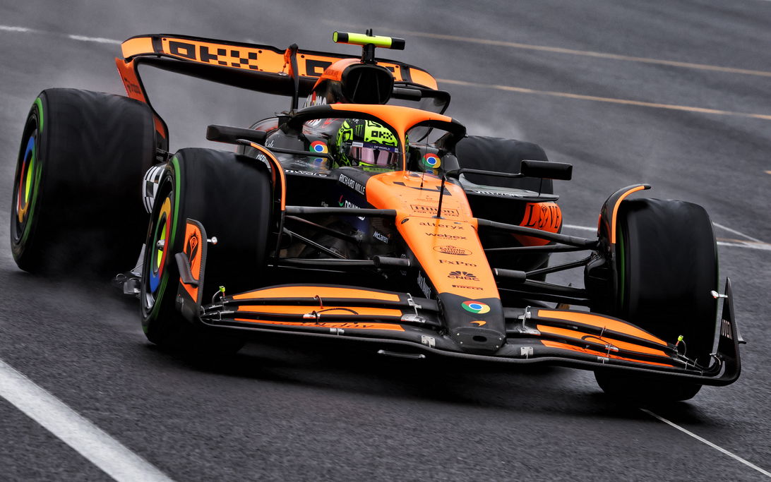 Norris wet Qualifying Belgium