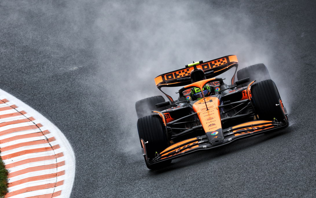 Norris wet FP1 Zandvoort