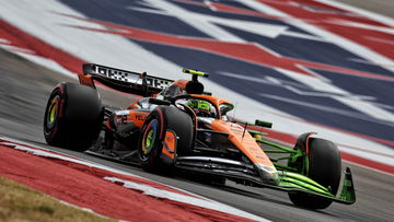 Russell crash hands Norris Austin pole ahead of Verstappen