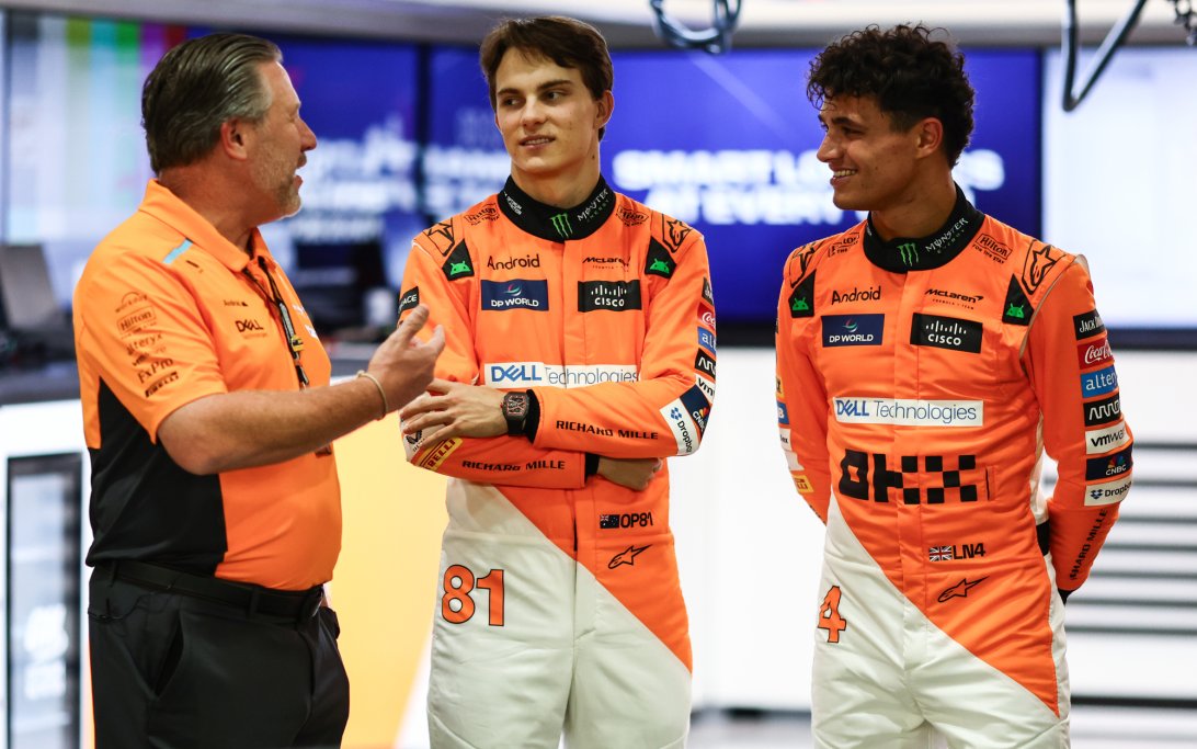 Brown Norris Piastri