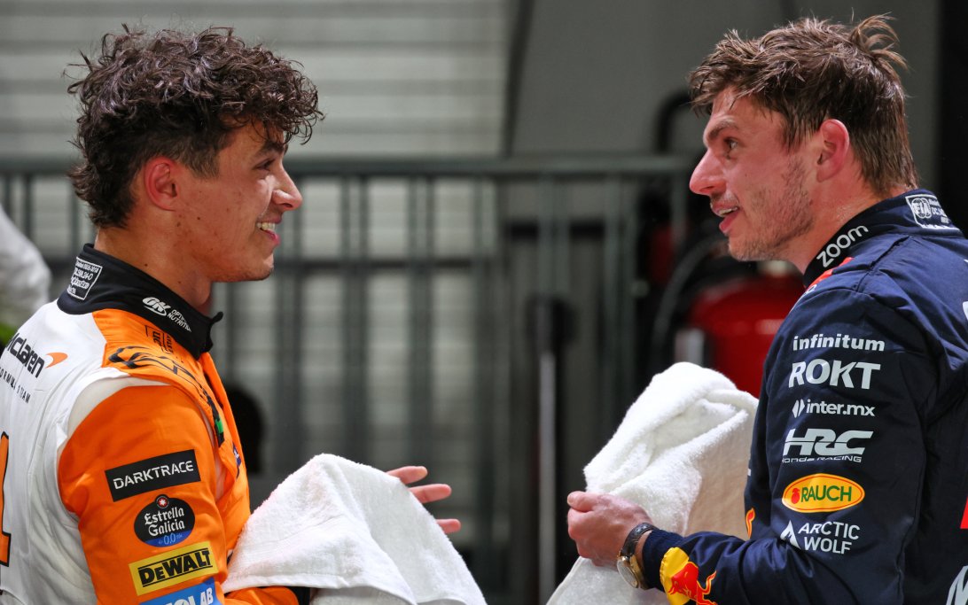 Lando Norris Max Verstappen