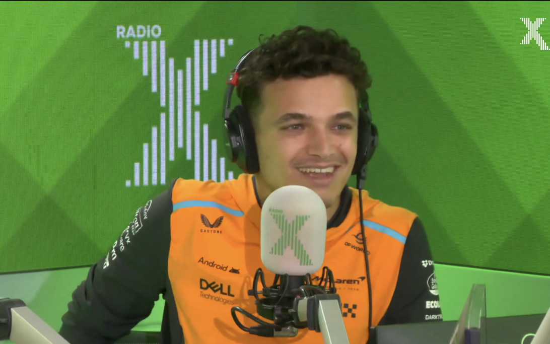 Lando Norris The Chris Moyles Show Radio X 2