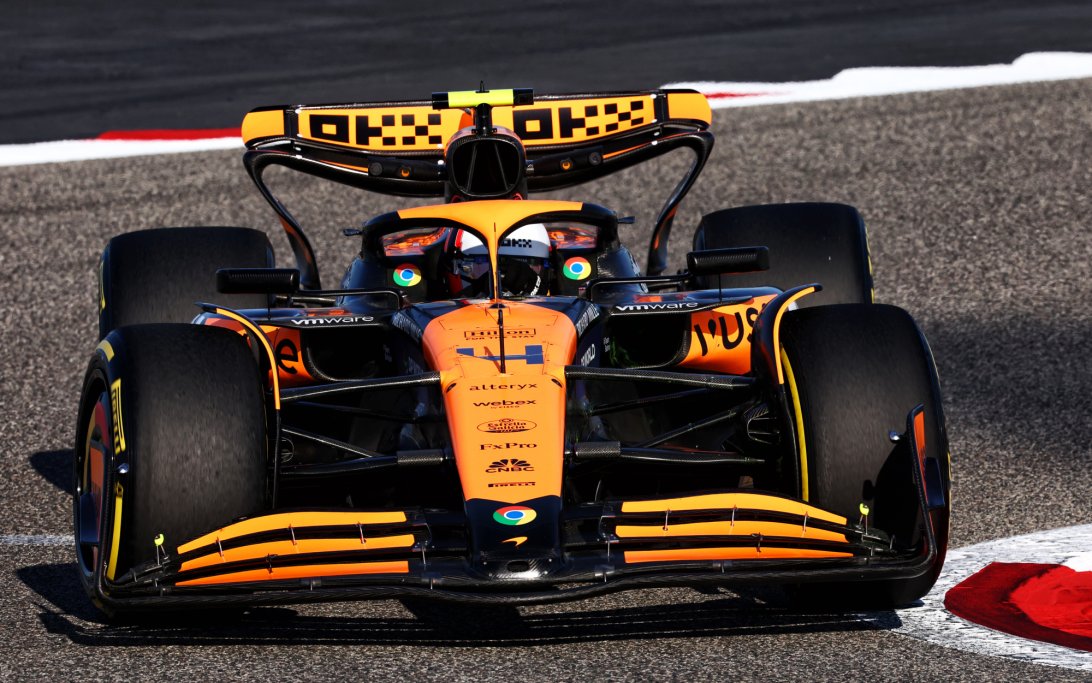 Norris Bahrain test