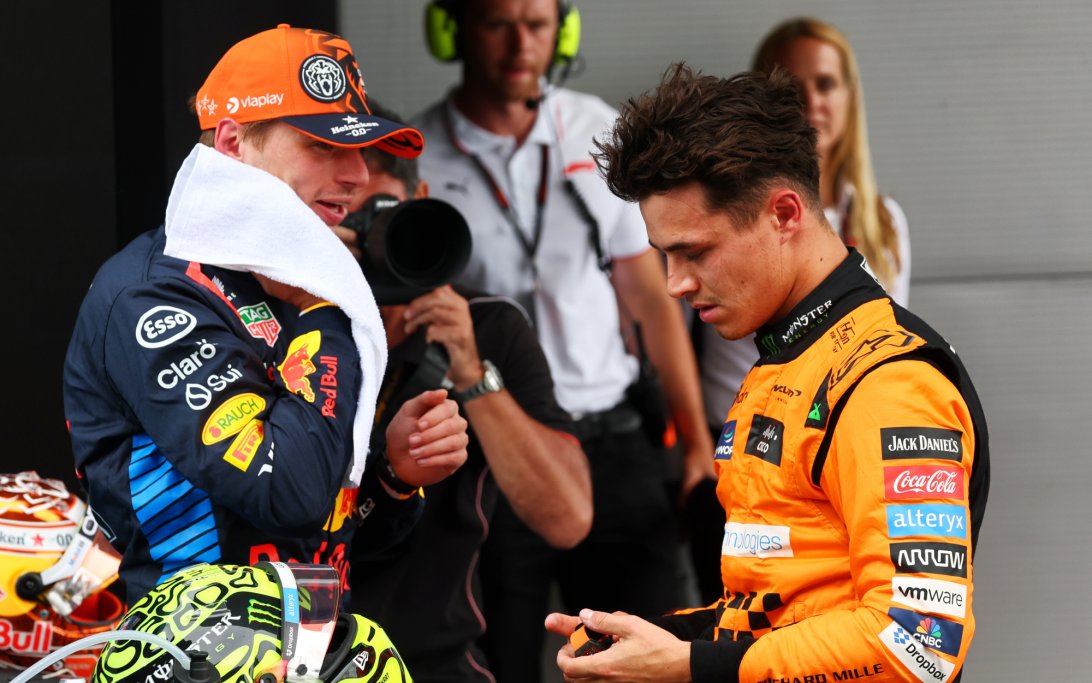 Verstappen Norris Qualifying Spain