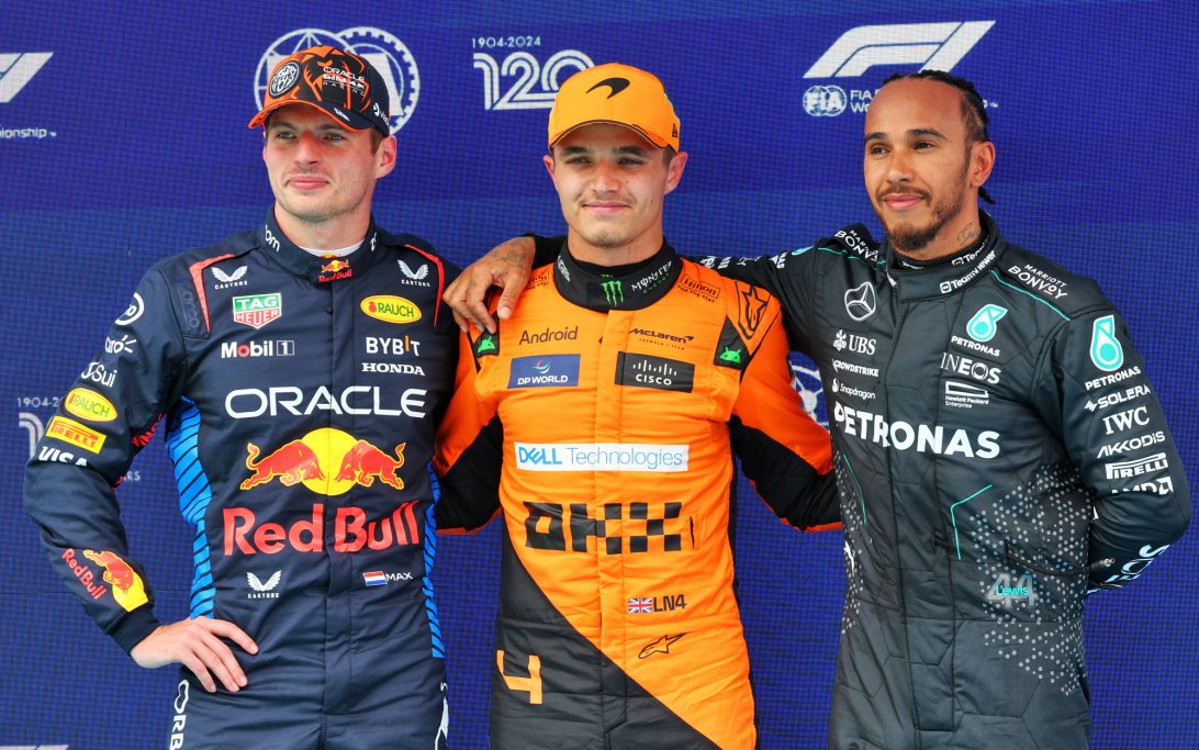 Norris Hamilton Verstappen Qualifying Spain