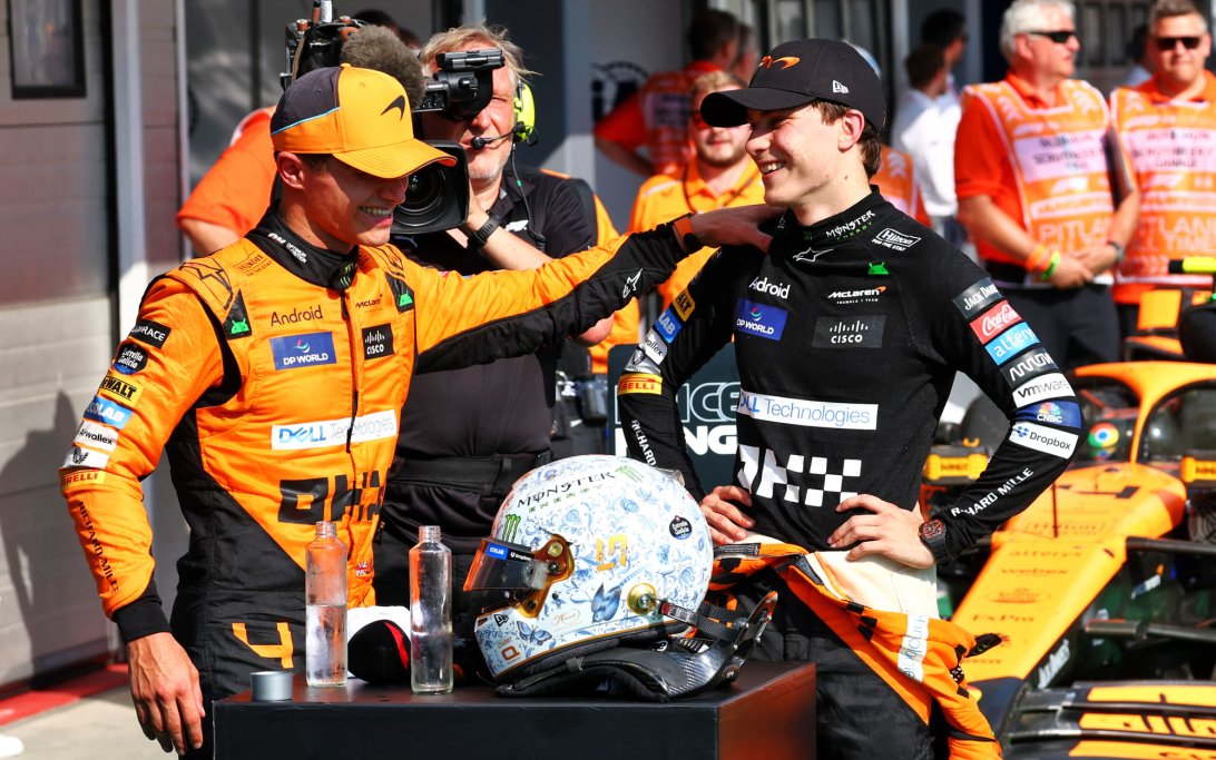 Piastri Norris podium Hungary