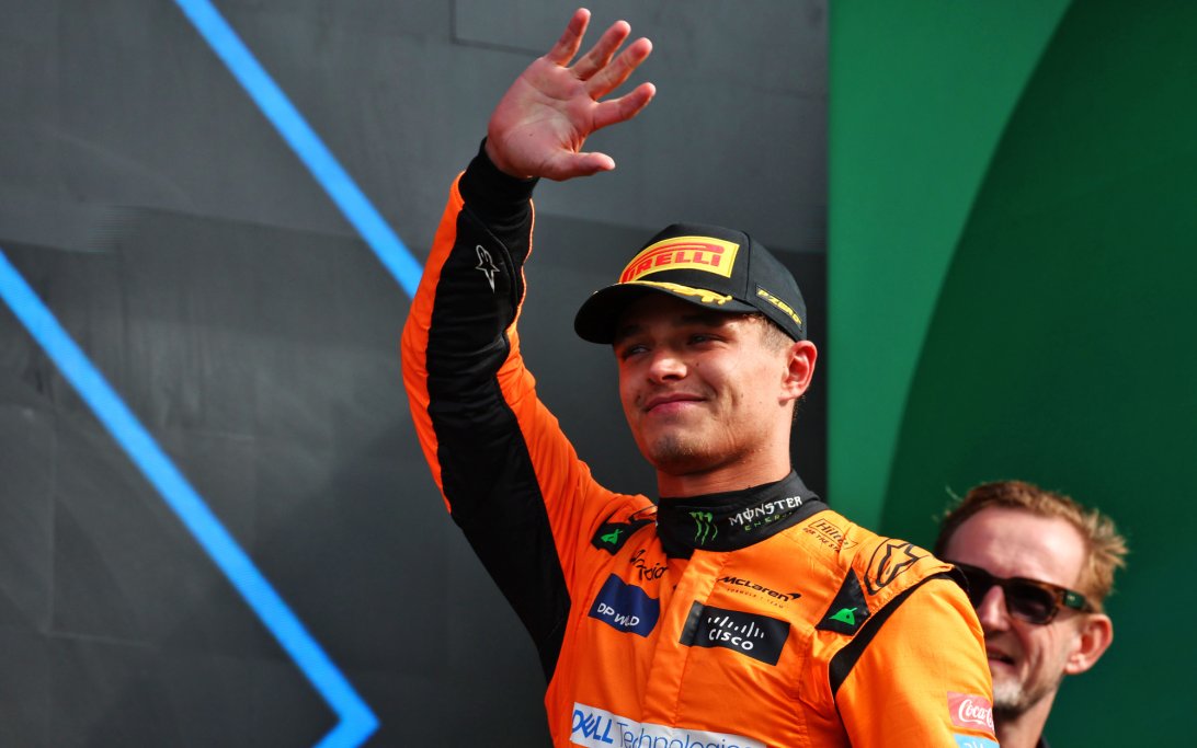 Norris podium Zandvoort