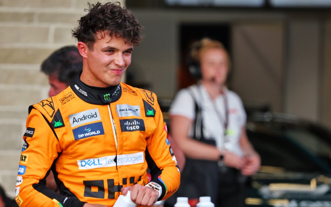 Norris qualifying Austin