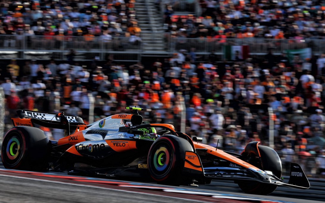 Norris qualifying Austin