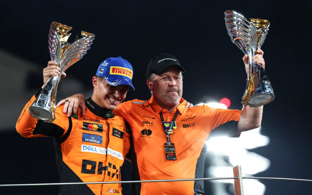 Norris Brown Abu Dhabi race