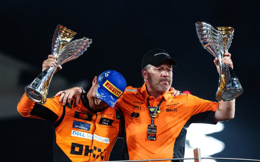 Norris Brown Abu Dhabi race