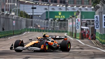 Norris blitzes field as Red Bull Singapore struggles continue