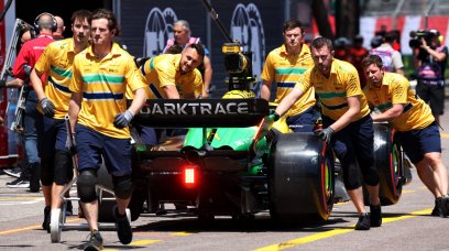 McLaren mechanics Monaco