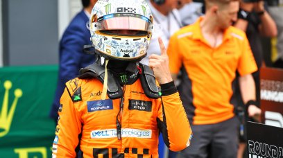 Norris poleposition Hungary