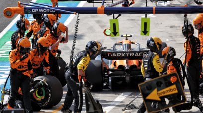 Norris pitstop Hungary