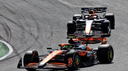 Norris Verstappen race Zandvoort