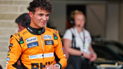 Norris qualifying Austin