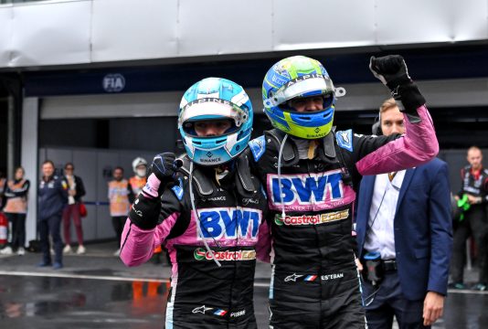 Ocon Gasly Brazil podium